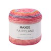 Maxee Farbverlaufsgarn, 100g 250 Meter Cupcake Bobbel, Regenbogenstreifen, Mehrfarbiges Gradient