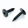 BCP Fasteners #8 x 3/4", 100 Qty Phillips Small Black