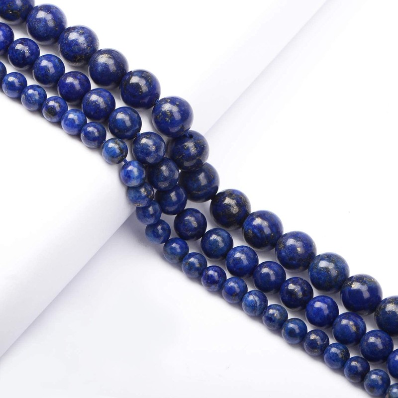 AD Beads Smooth Natural Gemstone Round Loose Beads 15" 4mm