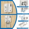 Alise Flip Latch,Gate Latches Slide Bolt Latch Safety Door Lock