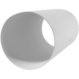 HVAC OV 6" Inch Round Straight 12" Inch Long Plastic Duct - Exhaust & Air Supply Pipeline - Heating & Cooling, HVAC Ventilation Tube