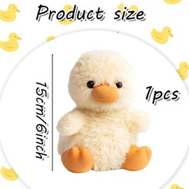 CozyQuack Plush Duck Toy | Soft Yellow Stuffed Animal for Kids