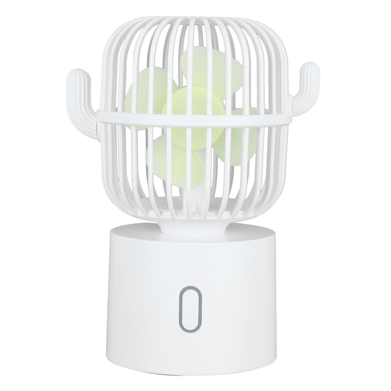 Mini Fan Cactus Moving Head USB Charging Portable Desktop Mini