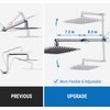 G-Promise All Metal 16 Inch Rain Shower Head with Adjustable