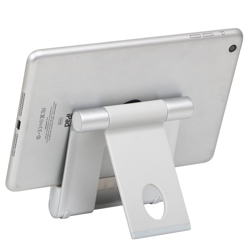 TRIXES Universal Aluminium Tablet Stand Foldable Adjustable iPhones iPads Android