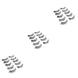 FRCOLOR 3sets Safe Comfortable False Eyelashes Lashes for Women Eye Makeup Enhancer 5pairs*3