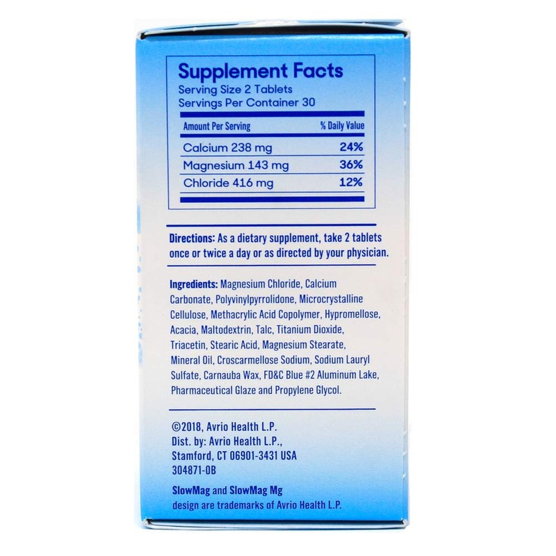 Slow-Mag Tablets With Calcium 71.5 mg - 60 tablets