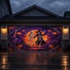 Halloween Garage Door Cover 7 x 16 ft, Skeleton Dance