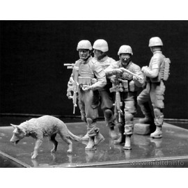 Master Box Modern US Infantrymen, Cordon and Search 1:35 Scale Military Model Kit