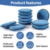 Sukh 12 Pack Microfiber Foam Car Wax Applicator Pad -