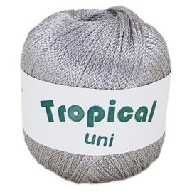 Viscose Ribbon Yarn in Various Colours - 50 g Ball (Grey)