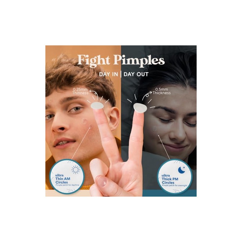 LivaClean 272 Parches para Acne Set - Pimple Patch Día