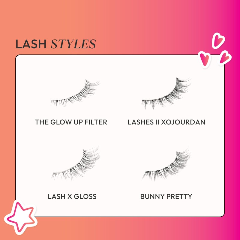 KISS Filter Lashes, AR Inspired Cat Eye Lashes, 1 Pair,