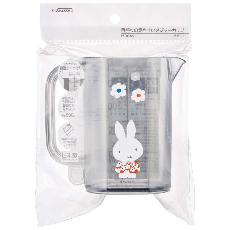 Skater MMC1-A Measuring Cup, 16.9 fl oz (500 ml), Miffy,
