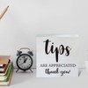Farmhouse Tips are Appreciated Thank You Wooden Box Sign Rustic