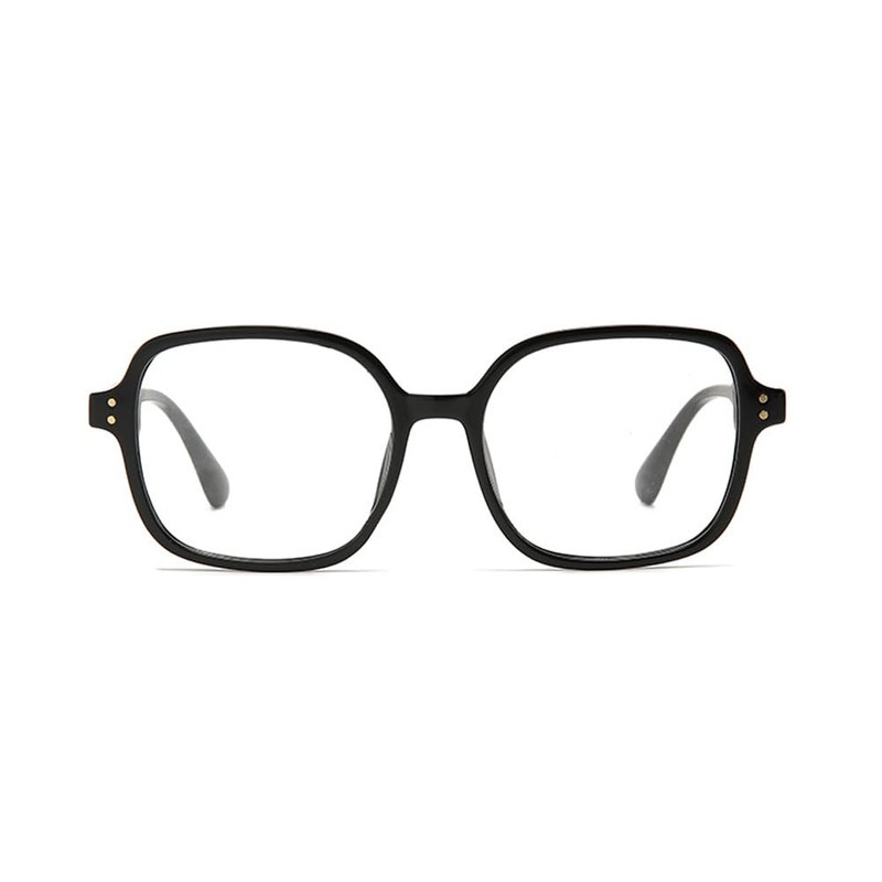 Lairesen Vintage Oversized Blue Light Blocking Glasses - Square Frame,