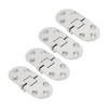 4PCS Door Hinge with Mounting Holes 316 Stainless Steel Hinge