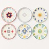 CINAIMPRESSION Hand Painted Ceramic Plates Set of 6, 6 Inch