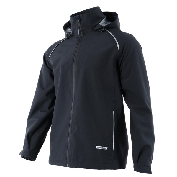 JORESTECH Waterproof Ripstop Rain Sport Jacket With Reflective Highlights And