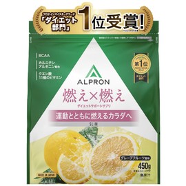 ALPRON (ALPRON SLIM) Diet Support Burn Burn 450g Grapefruit Flavor Carnitine Citric Acid Arginine BCAA Blend