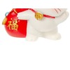 Maneki Neko Statue - Tiny Money Lucky Cat, Caishen Cat,