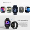 ZPIMY Men's Smartwatch with Phone Function, 5ATM Waterproof 100+ Sports