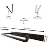 Blacksmith Handmade Wrought Iron Wall Mount Decorative Rustic Paper Towel