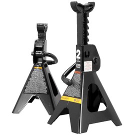 Torin AT82001B Hydraulic Trolley Service/Floor Jack Combo with 2 Jack Stands, 2 Ton (4,000 lb) Capacity, Black