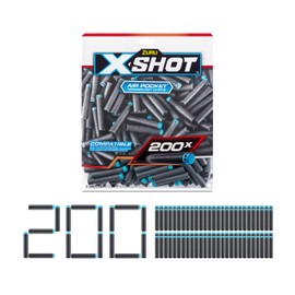 XSHOT Darts Refill Pack by ZURU Universally Compatible Foam Darts Refill Pack (200 Darts)