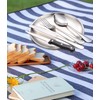10-Piece Camping Mess Kit for 2 - Stainless Steel Silverware