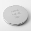 THINGS REMEMBERED Engraved Round Silver Compact Mirror (Free Customization)