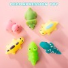 21 Pieces Mini Animal Squishy Pack - Soft Fidget Toys