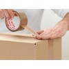 Tesa Basic Pack - 3 Pack of Packaging Tape, Brown