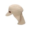 Sterntaler Boys Peaked Cap with Neck Protection Musselini Sun Hat,