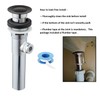 Artiwell Sink Pop-Up Drain Stopper Assembly with Lift Rod and