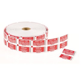 Blueline Admit One Tickets with Coupon 1000 Tickets 2-Inchx2-Inch Bilingual DA1CF.RD