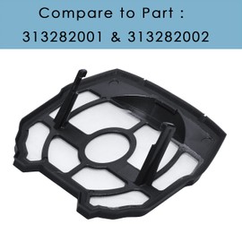 3 Pack Filter Replacement for Ryobi P718 313282002 18 Volt Strut Stick Vacuum Cleaner P718K P7181 Part 313282001 Replacement Filter - 3 Pack Filter Assembly with 3 Pack Pre-Screen