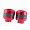 1 Pair of Carbon Fiber Motorcycle Front Fork Frame Sliders