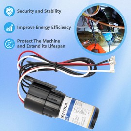 RCO810 3-in-1 Hard Start Kit for 110-125V 1/12-1/5 HP Freezer Compressor Capacitor, Replaces TJ90RCO810 AP4503019 ERP810 HS8 HS810 RC100 (1 Pcs)