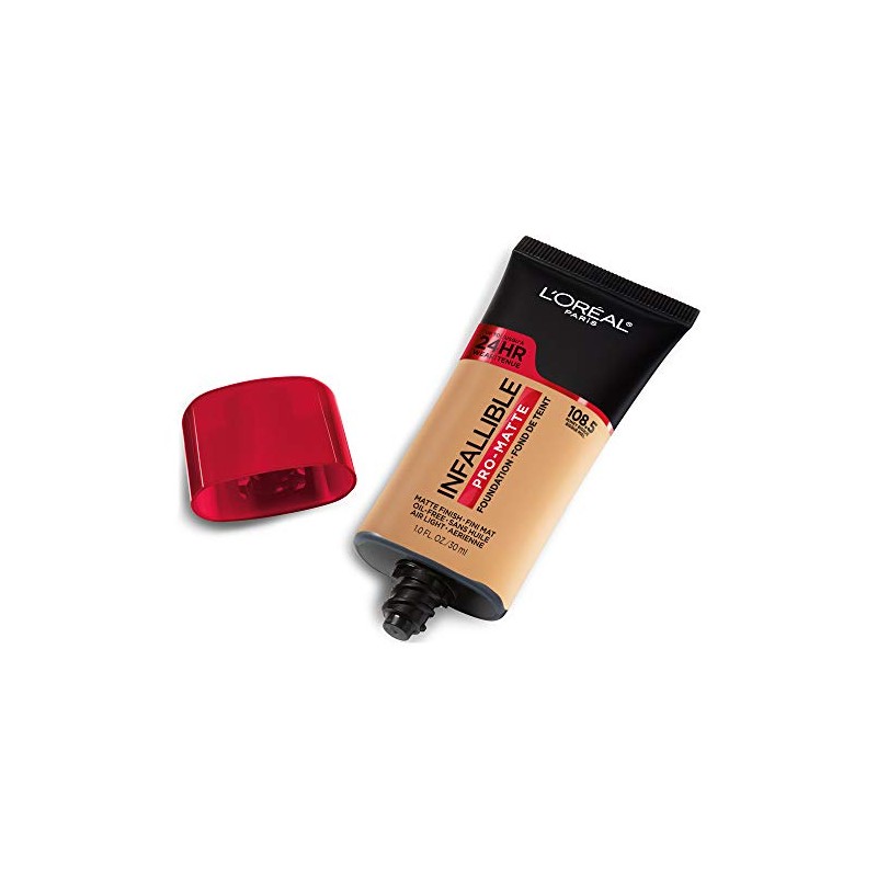 L'Oreal Paris Cosmetics Makeup Infallible Pro-Matte Liquid Longwear Foundation, Honey