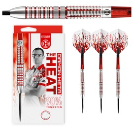 Harrows Damon Heta 'Series 2' 90% Tungsten Steel Tip Darts Set (21, Grams)