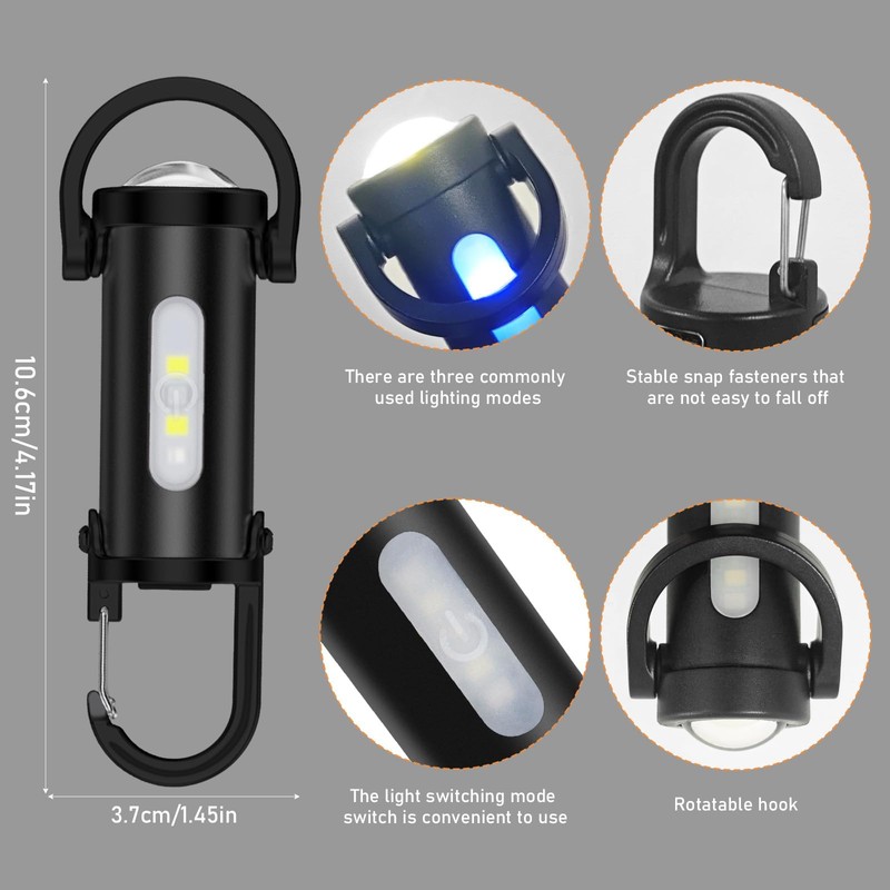 Mini LED Torch for Household Car Outdoor Work Travel Camping