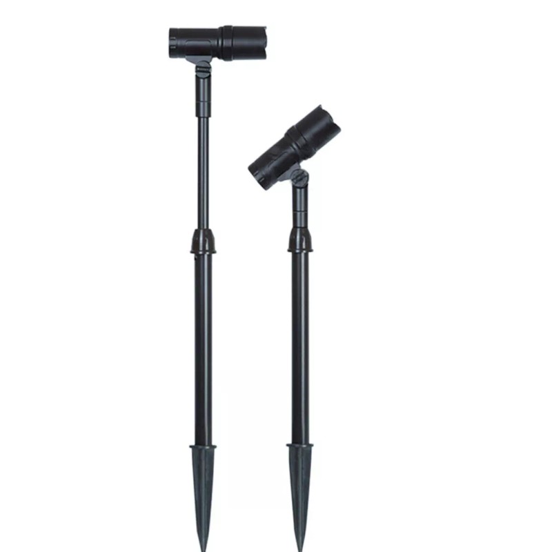 Smartyard, 2 Pk LED Solar Spotlights Floodlights, Walkway Landscape Garden