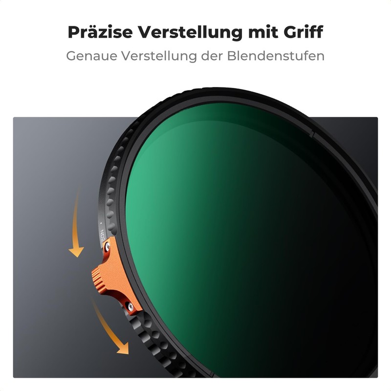 K&F Concept Nano-X 46 mm ND Filter Variable Grey Filter