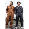 Musashino Uniform, Kurodaruma Long Sleeve Overalls, 49058, 100% Cotton, All