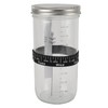 Sourdough Bread Starter Kit 34oz Glass Jar with Lid Date
