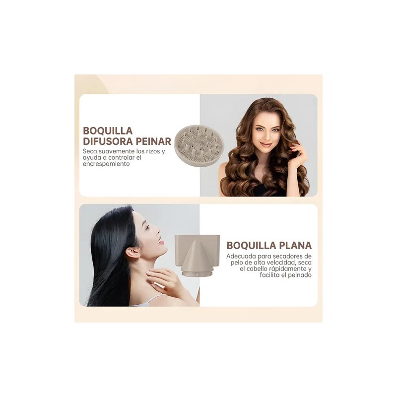 Profesional 9 En 1 Cepillo Secadora De Cabello Multifunción