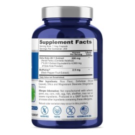 Suplemento En Cápsula Nusapure Suplemento Gotu Kola Citicolina En Botella De 0l 200 Un