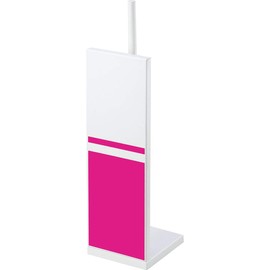 Freestanding Metal Toilet Paper Holder Reserve 3 Rolls Finish:White - Pink Fuchsia