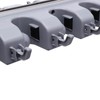 Cbhfmljd Broom and Mop Holder, Movable Floor-Mounted Mop Rack Broom